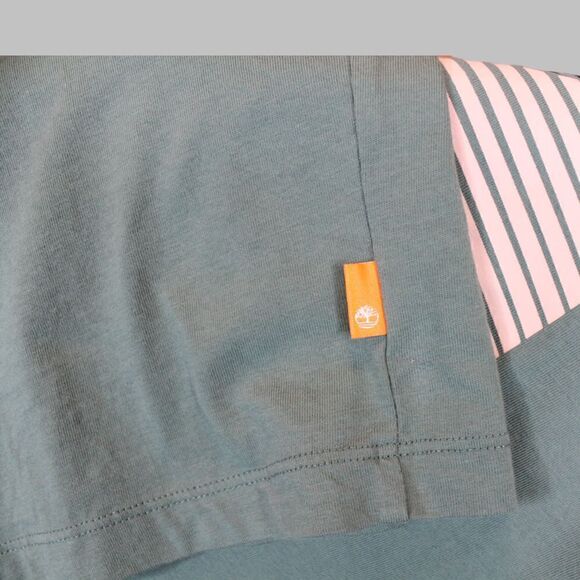 TIMBERLAND Short Sleeve T-Shirt in Olive Green Men’s Size XL - Picture 4 of 6